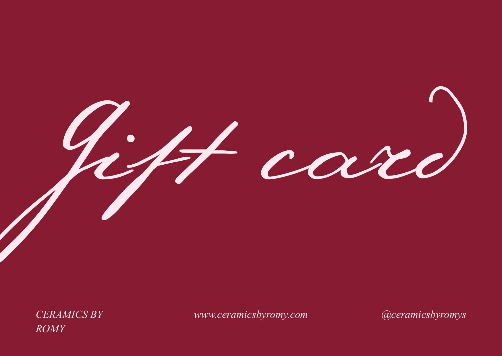 Digital Gift Card